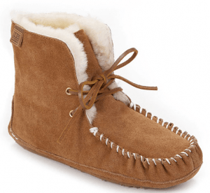 sheepskin ankle boot with laces